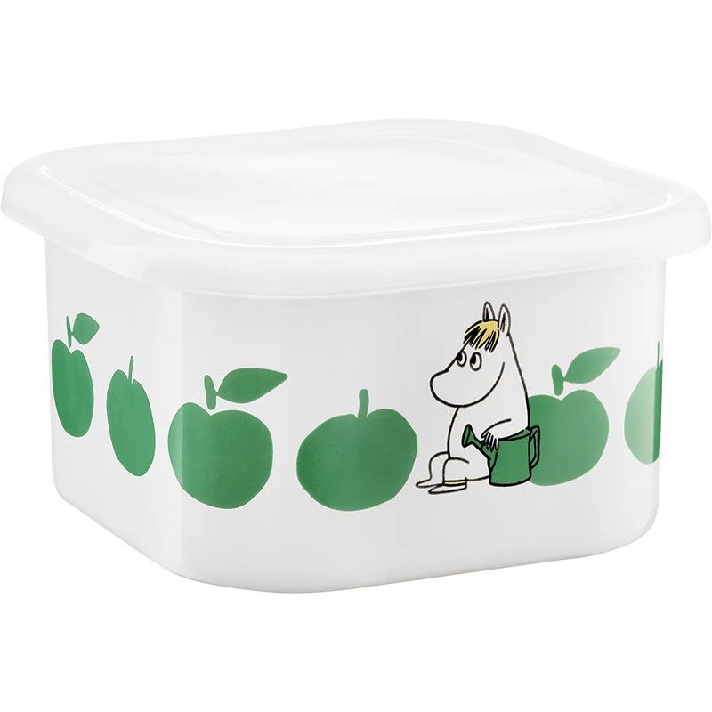 Moomin by Muurla - Emaljekrukke med lokk 1,5 L - Epler