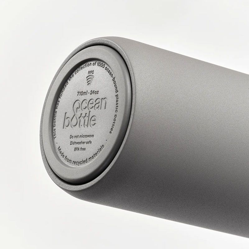 Ocean Bottle Peak Original 710 ml - Rockpool Grey