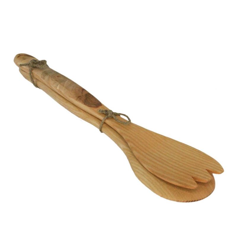 Salatbestikk i einer med mosaikkskaft