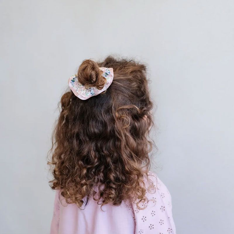 Mimi & Lula - Scrunchie - Satin Edge Peach Florence