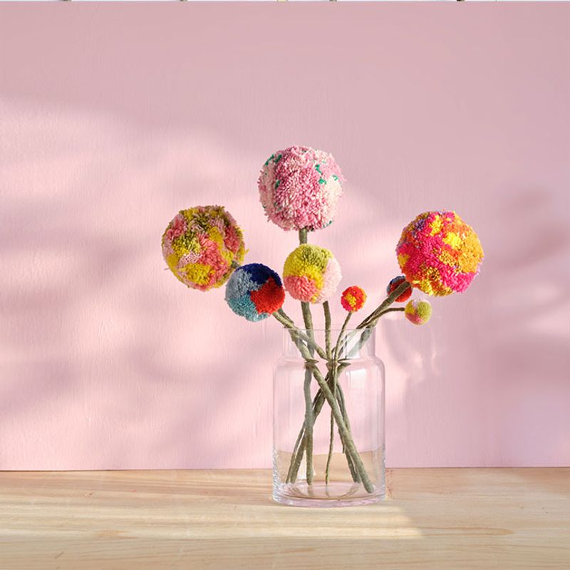 Aveva - Endless flower - Pom Pom thistle M rose-velvet