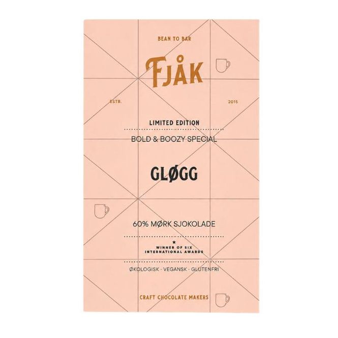 Hovedbilde Fjåk Sjokolade - Gløgg mørk sjokolade
