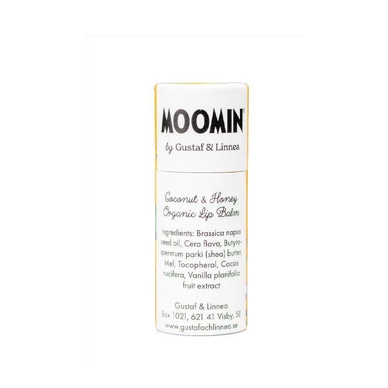 Moomin by Gustaf & Linnea - Organic Lip Balm - Coconut & Honey