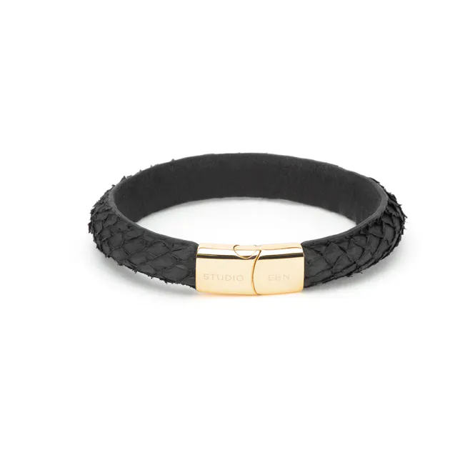 Hovedbilde Studio EBN - Round Bracelet Gold - Black