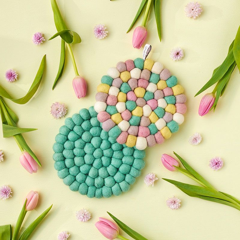 Aveva - Gryteunderlag rund - Spring Green