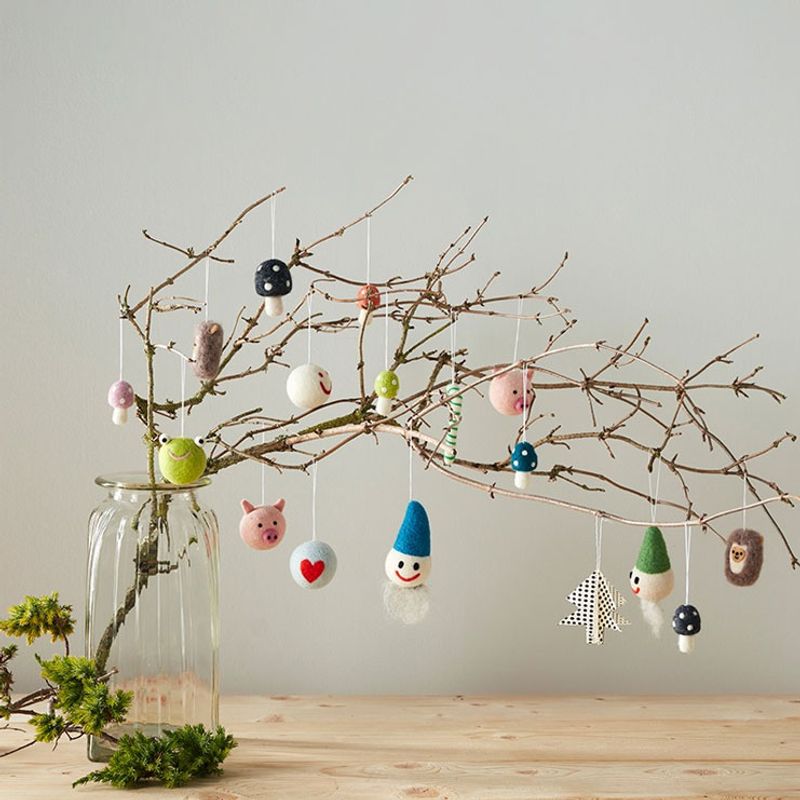 Aveva - Little Hangings 3-pk - Mushroom mix