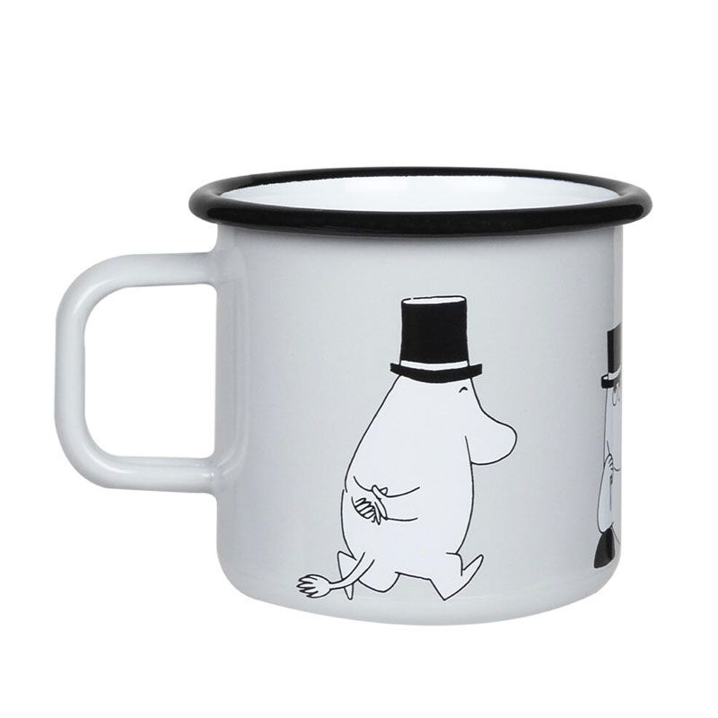 Moomin by Muurla - Emaljekopp 3.7 dl - Mummipappa retro