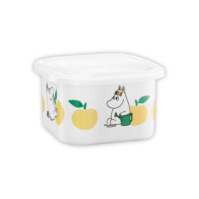 Moomin by Muurla - Emaljekrukke med lokk 1 L - Epler