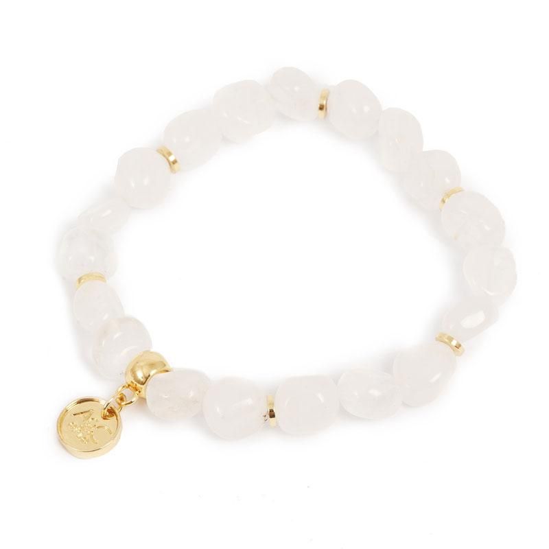 A&C - Wild Nature armbånd med halvtransparent kvarts