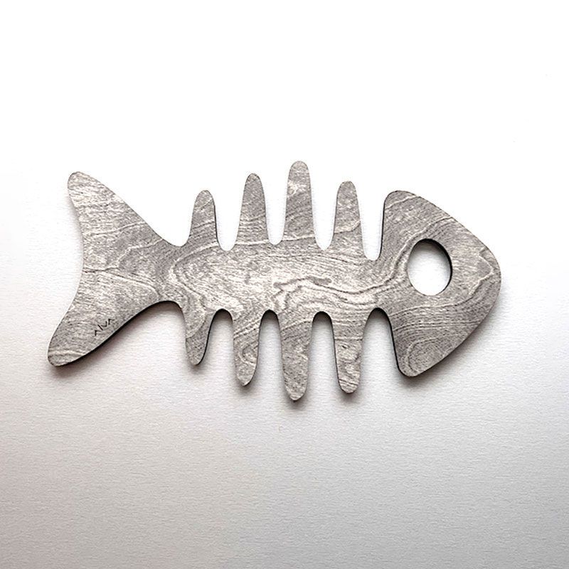 Alva - Gryteunderlag - Fisk grå