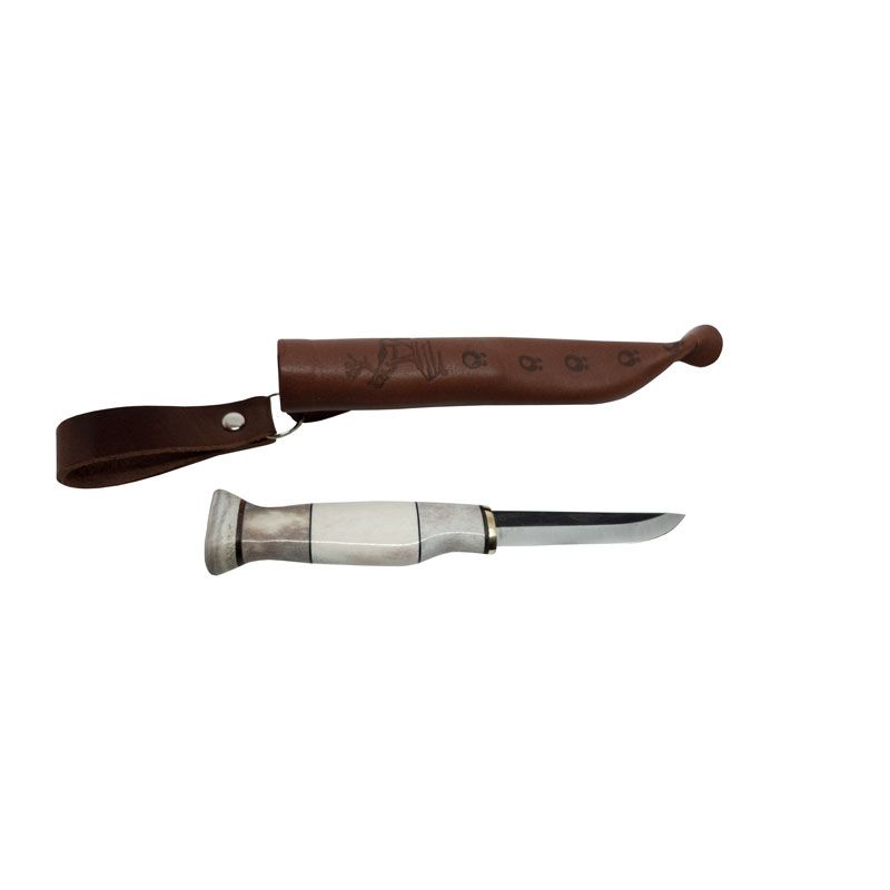 Kniv med reinhornskaft 8.5 cm