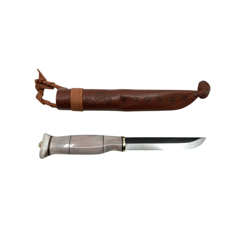 Kniv med reinhornskaft 12.5 cm