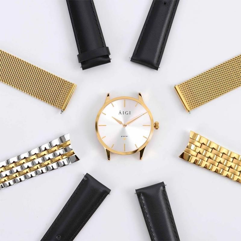 ÁIGI - Glacier Gold 36 mm - Lenke gull