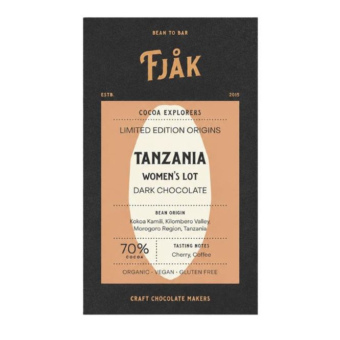 Hovedbilde Fjåk Sjokolade - Tanzania Women's Lot mørk ...