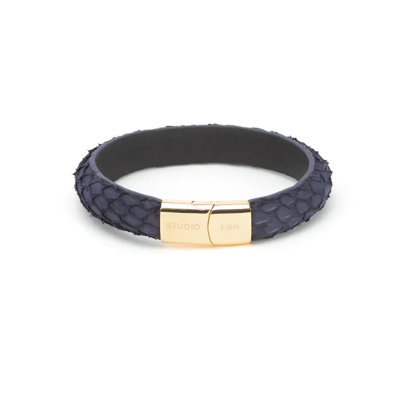 Studio EBN - Round Bracelet Gold - Arctic Blue