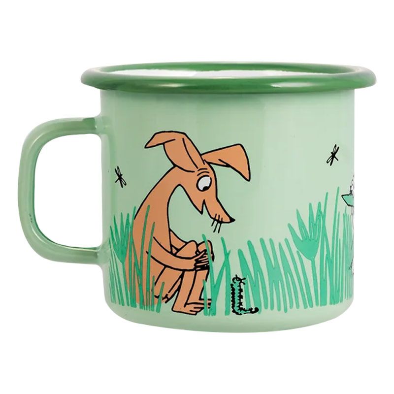 Moomin by Muurla - Emaljekopp 2.5 dl - I hagen grønn