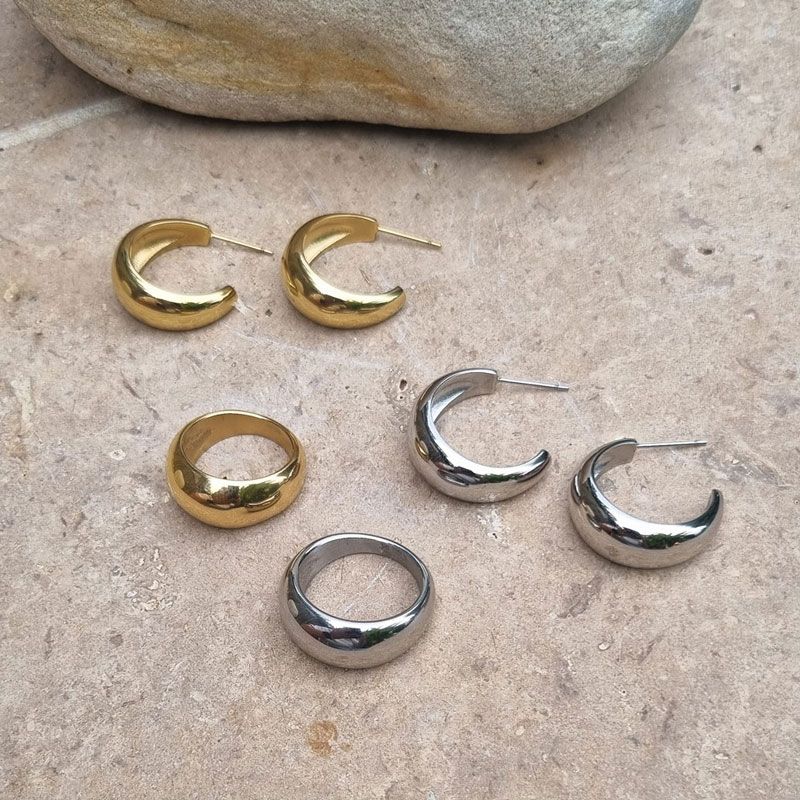A&C - Steel Soft chunky ring - G