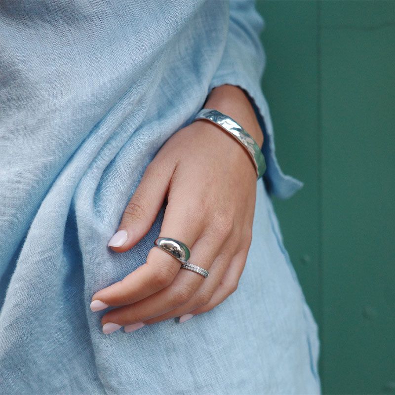A&C - Steel Soft chunky ring - S