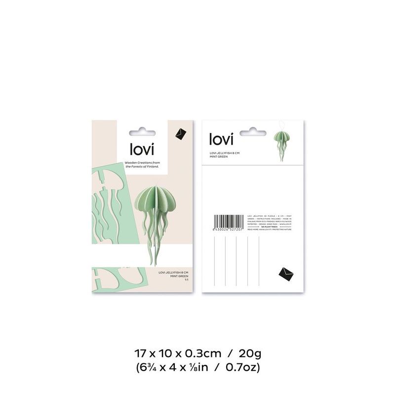 Lovi - Manet 8 cm - Mint Green