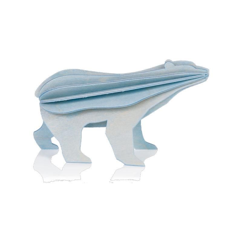 Lovi - Isbjørn 15 cm - Light Blue