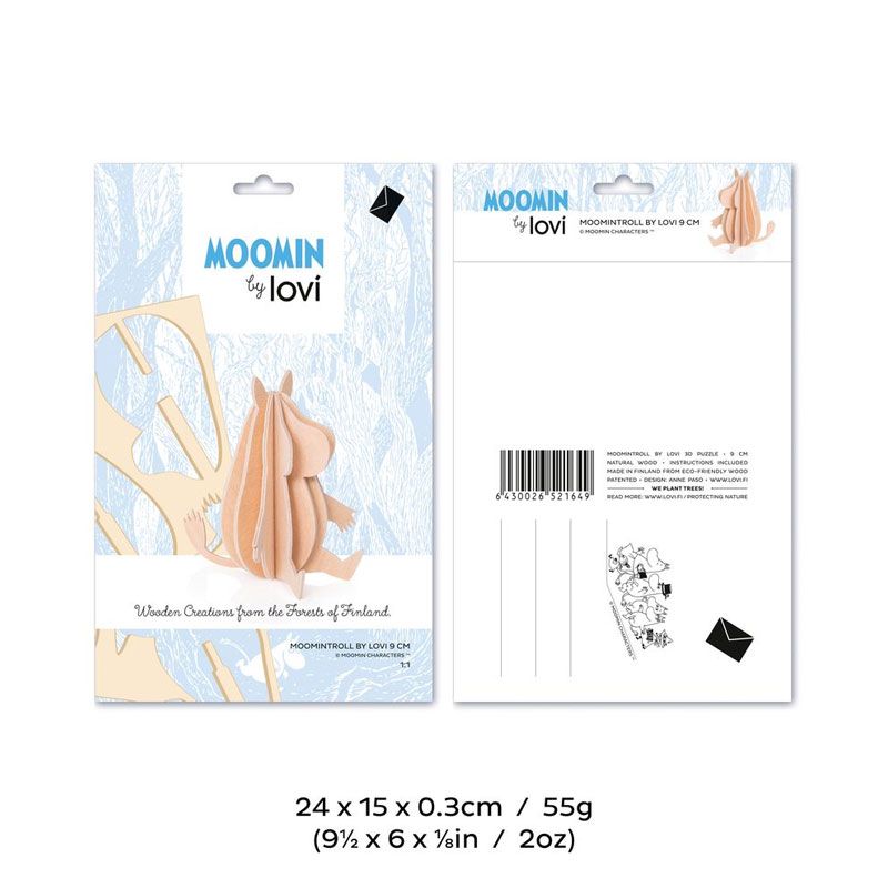 Moomin by Lovi - Mummitrollet 9 cm
