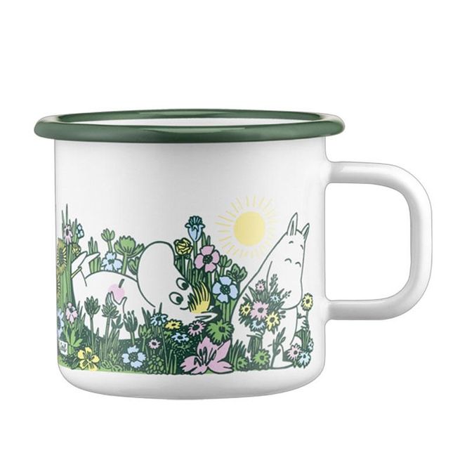 Hovedbilde Moomin by Muurla - Emaljekopp 3.7 dl - I hagen