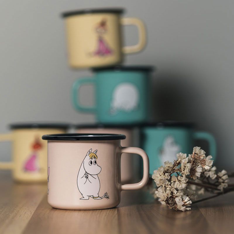 Moomin by Muurla - Emaljekopp 3.7 dl - Snorkfrøken retro