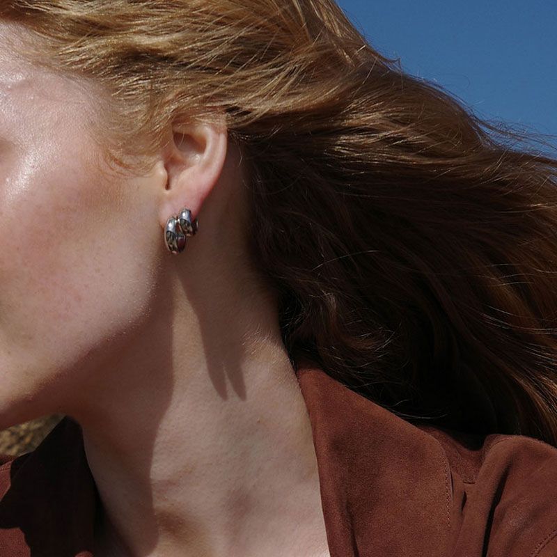 A&C - Små øreringer 17 mm - S