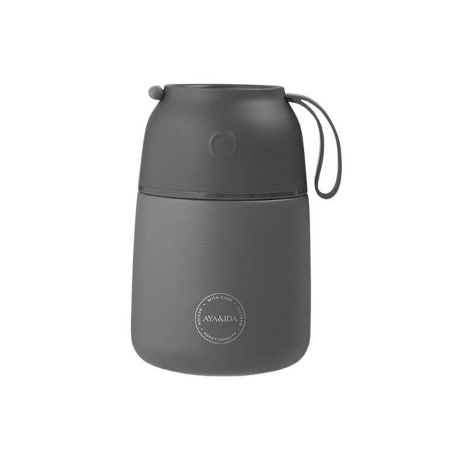 Hovedbilde AYA&IDA - Food'ie Lunch Box 500 ml - Dark Grey