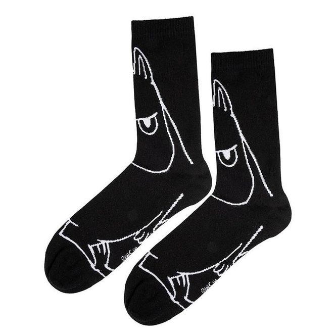 Hovedbilde Mummi - Sokker voksen - Mummitrollet sint svart