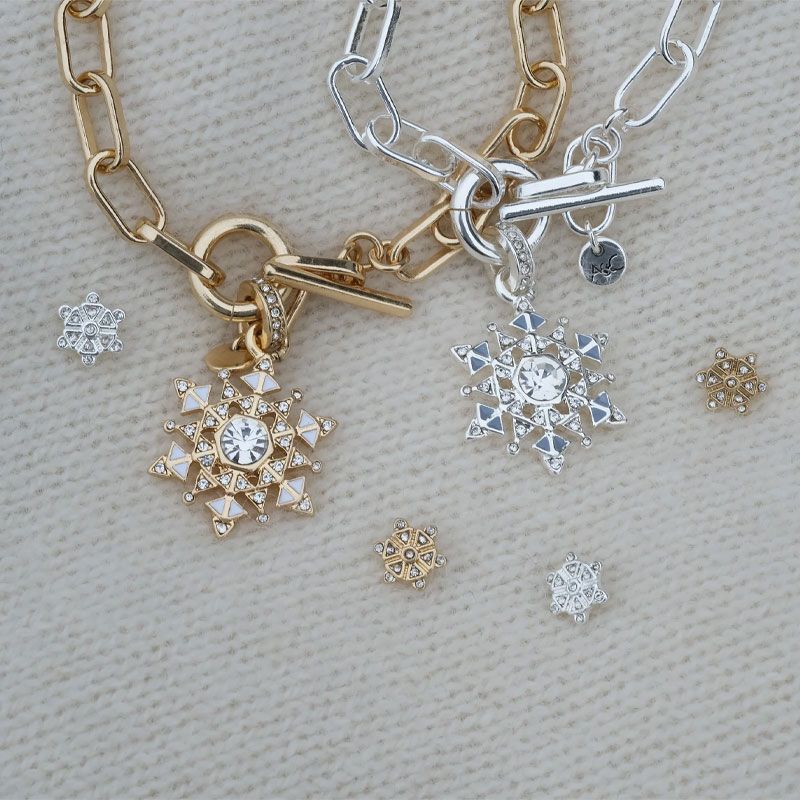 A&C - Snowflake liten brosje - S