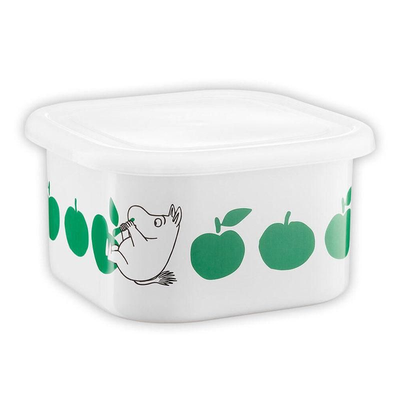 Moomin by Muurla - Emaljekrukke med lokk 1,5 L - Epler
