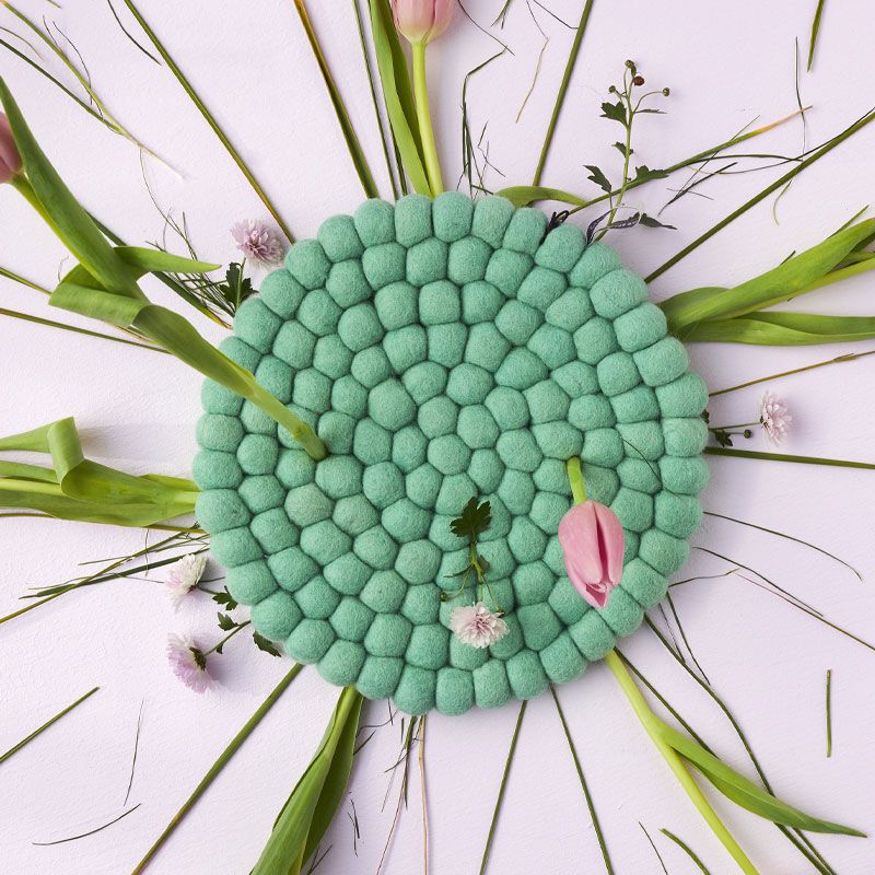 Aveva - Gryteunderlag rund stor - Spring Green