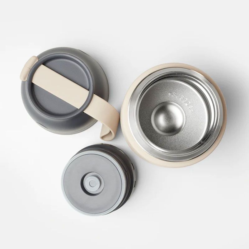 AYA&IDA - Food'ie Lunch Box 500 ml - Cream Beige