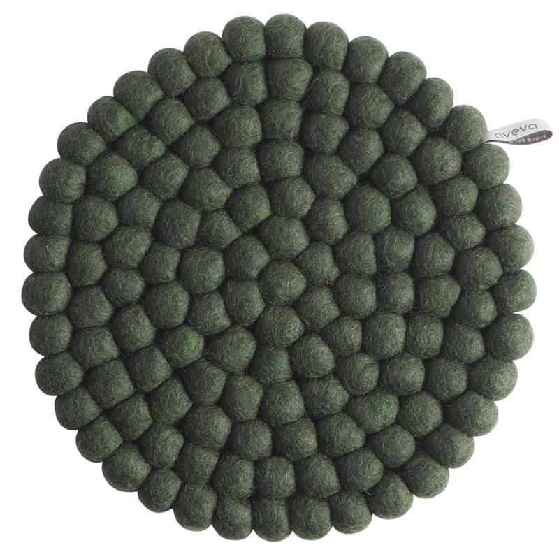 Aveva - Gryteunderlag rund stor - Moss Green