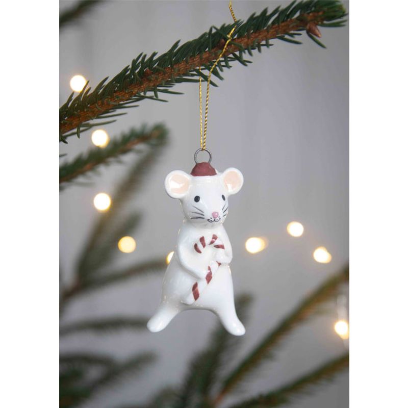 Pluto Design - Keramisk hengedekorasjon - Mouse