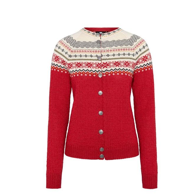 Hovedbilde Norlender - Josefine retro cardigan - Rød