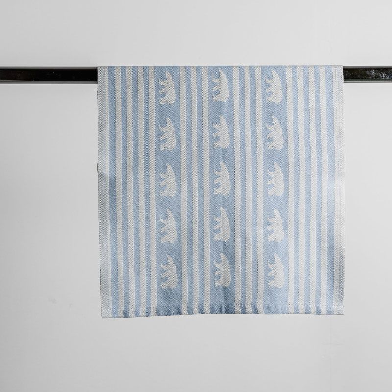 Vevstua - Håndkle 50x75 cm - Isbjørn lys blå